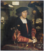 Hans Holbein: Bildnis des Kaufmannes Gisze